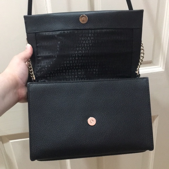 Kate Spade Classic Black Bow Purse Bag - Picture 5 of 13